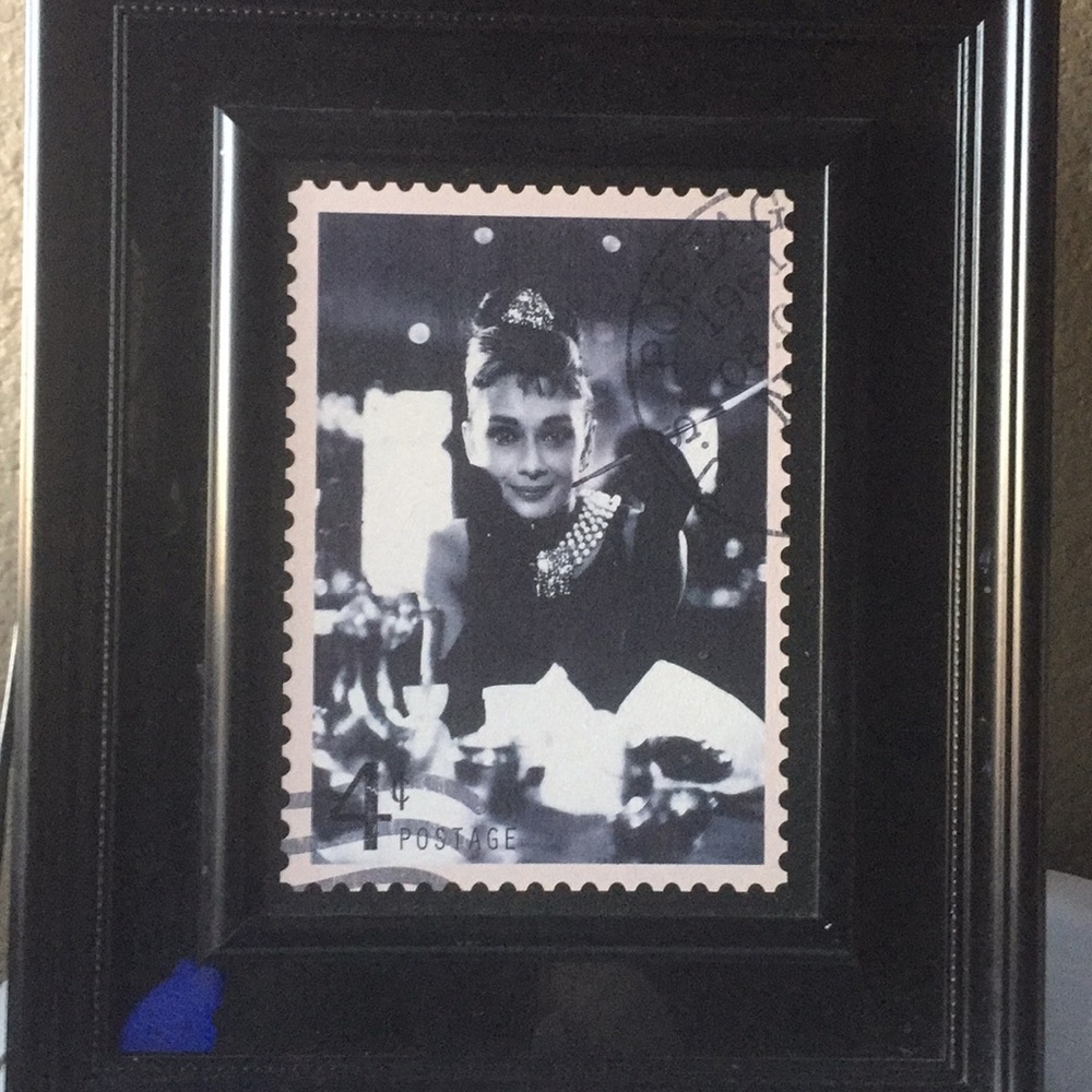Audrey Hepburn Wall Art.  Breakfast at Tiffany`s